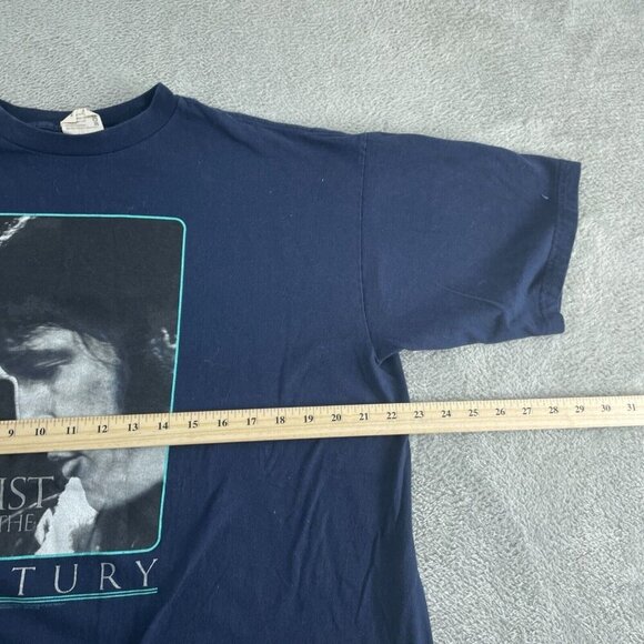 Vintage Artist Of The Century Elvis Presley Graphic T-Shirt XL 90s Hanes 5085 - Picture 5 of 8